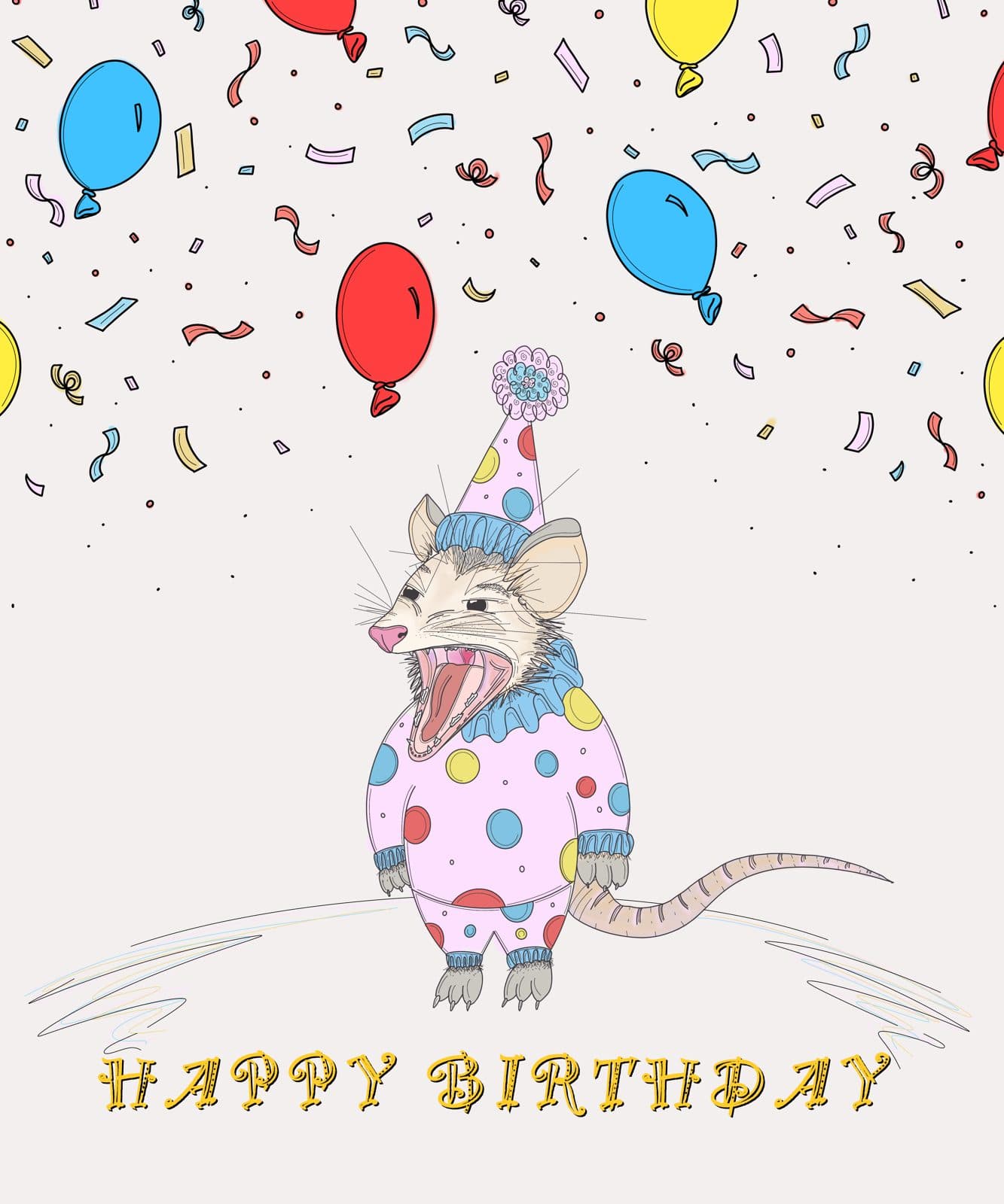 Birtholomew, the Birthday Possum