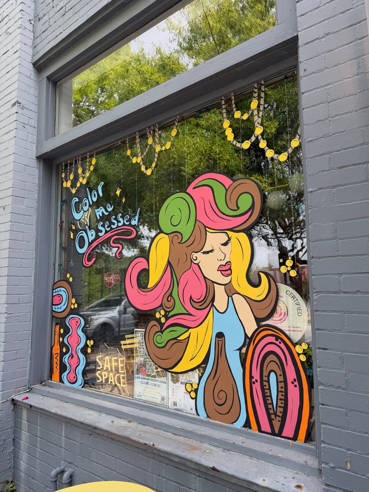 Boutique Window Mural